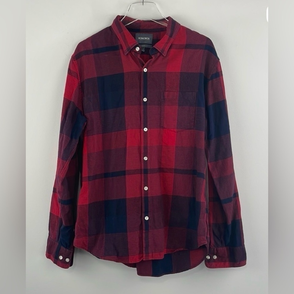 Bonobos Slim Fit Front Button Shirt Sz XL